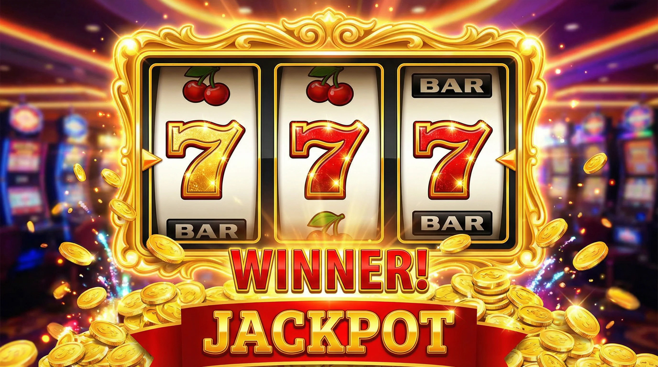 Tragamonedas con jackpot 777 ganador en Zamba Casino
